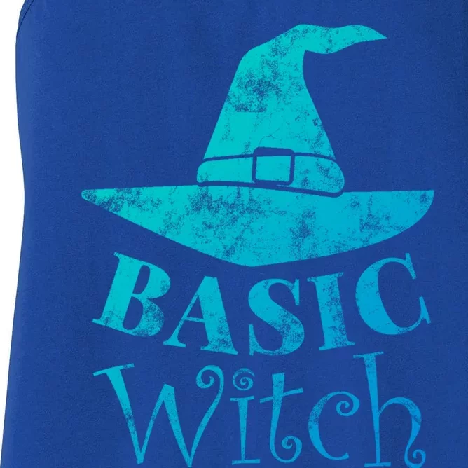 Funny Halloween Basic Witch Lazy Last Minute Costume Gift Women's Racerback Tank