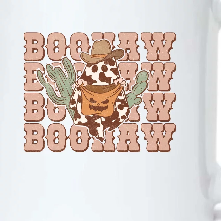 Funny Halloween Boo Haw Ghost Funny Cowboy Cowgirl Western Gift Black Color Changing Mug