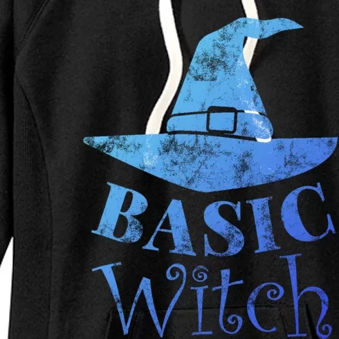 Funny Halloween Basic Witch Lazy Last Minute Costume Gift Women's Fleece Hoodie