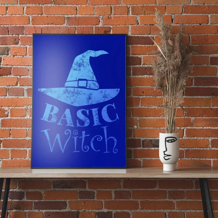 Funny Halloween Basic Witch Lazy Last Minute Costume Gift Poster