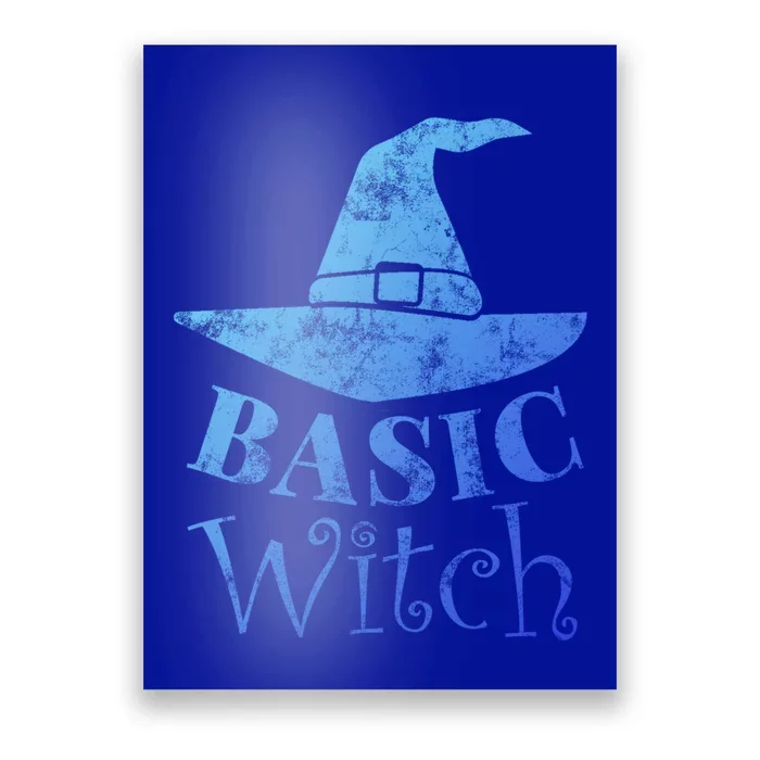 Funny Halloween Basic Witch Lazy Last Minute Costume Gift Poster