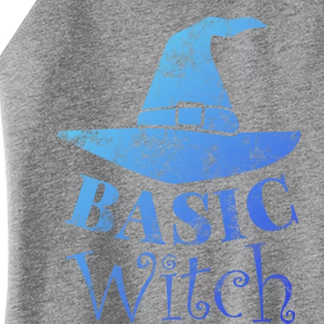 Funny Halloween Basic Witch Lazy Last Minute Costume Gift Women’s Perfect Tri Rocker Tank