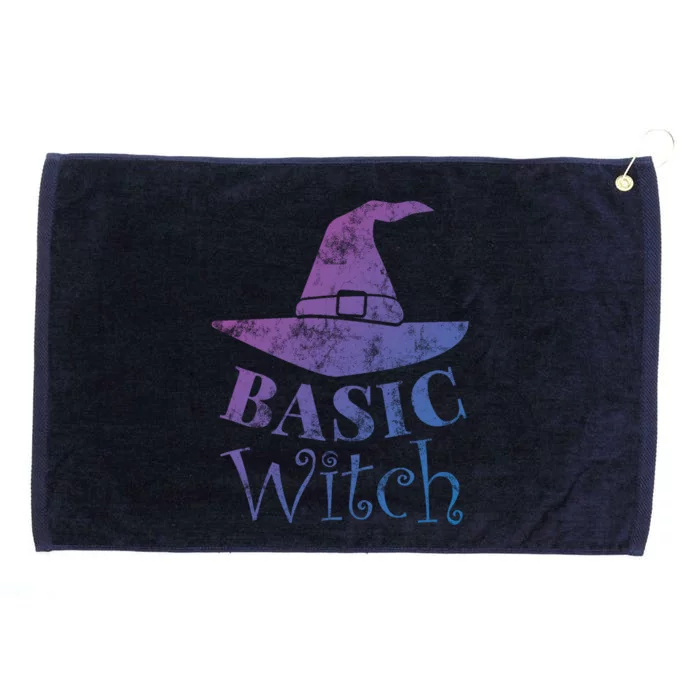 Funny Halloween Basic Witch Lazy Last Minute Costume Gift Grommeted Golf Towel