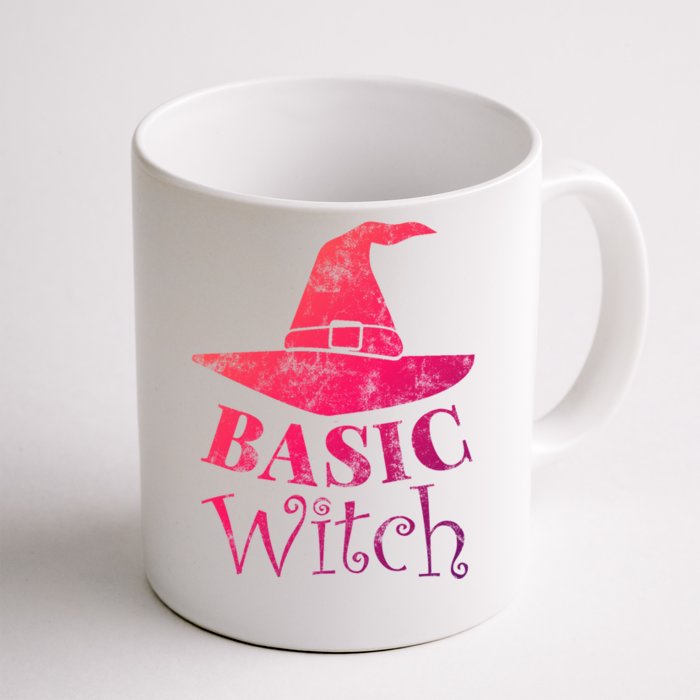 Funny Halloween Basic Witch Lazy Last Minute Costume Gift Front & Back Coffee Mug