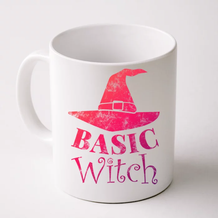 Funny Halloween Basic Witch Lazy Last Minute Costume Gift Front & Back Coffee Mug