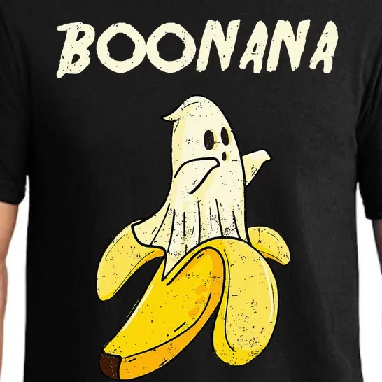 Funny Halloween Banana Ghost Gifts Pajama Set