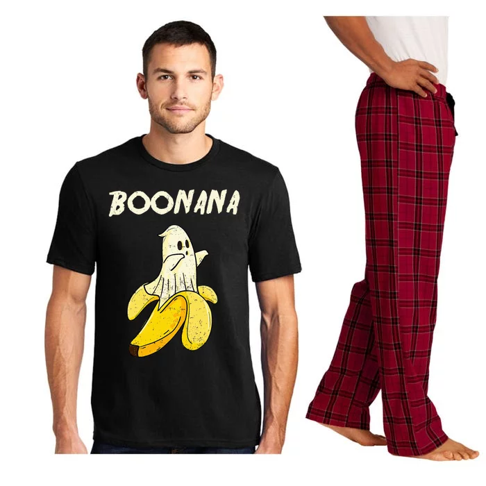 Funny Halloween Banana Ghost Gifts Pajama Set