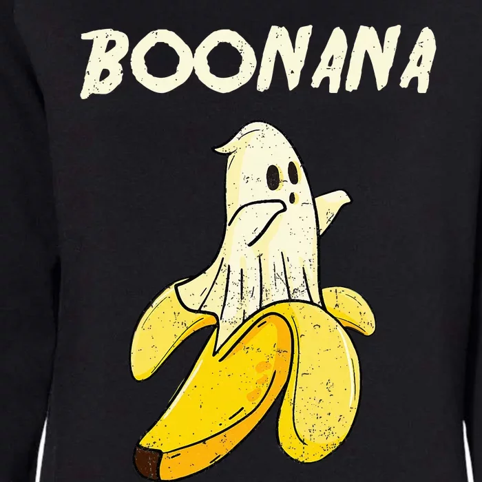 Funny Halloween Banana Ghost Gifts Womens California Wash Sweatshirt