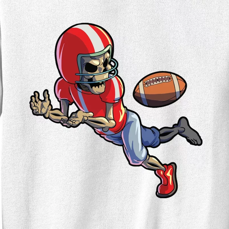 Football Halloween Boy Skeleton Halloween Sweatshirt