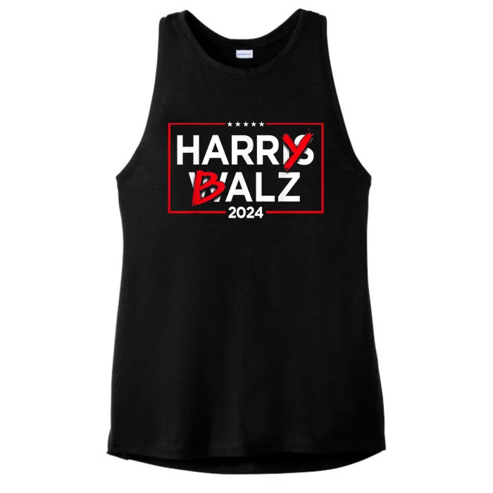 Funny Harry Balz Ladies Tri-Blend Wicking Tank