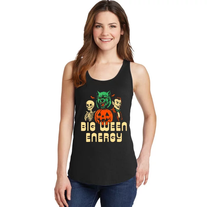 Funny Halloween Big Ween Energy Ladies Essential Tank