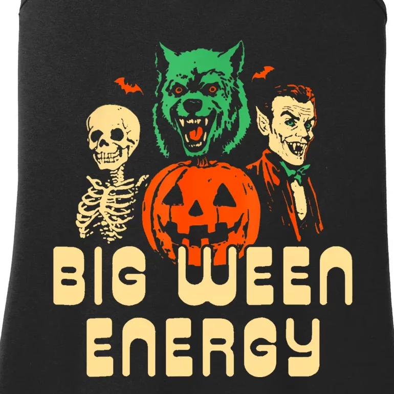 Funny Halloween Big Ween Energy Ladies Essential Tank