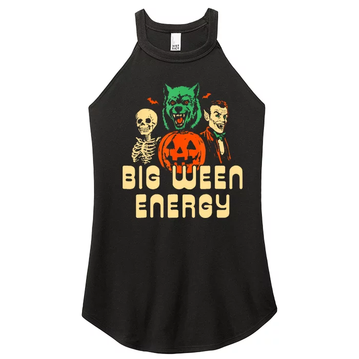 Funny Halloween Big Ween Energy Women’s Perfect Tri Rocker Tank