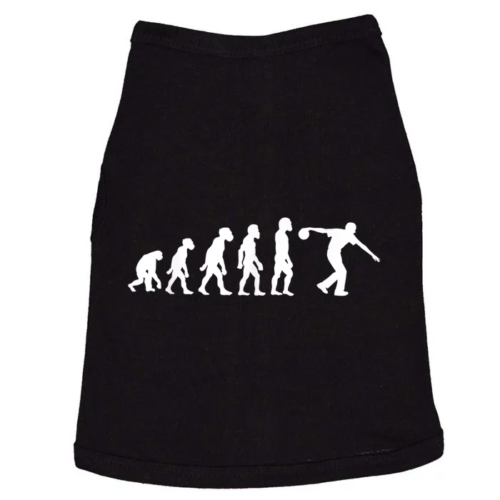 Funny Human Bowling Evolution Pin Ball Bowler Player Doggie Tank