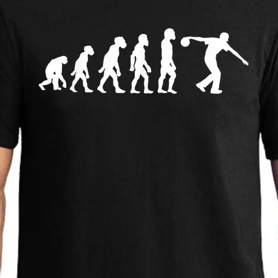 Funny Human Bowling Evolution Pin Ball Bowler Player Pajama Set