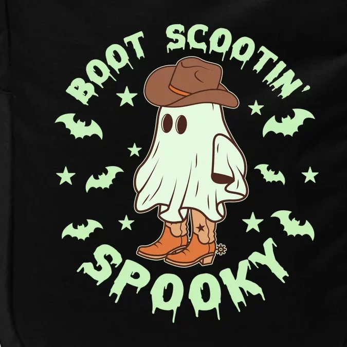 Funny Halloween Boot Scootin Spooky Cowboy Ghost Impact Tech Backpack