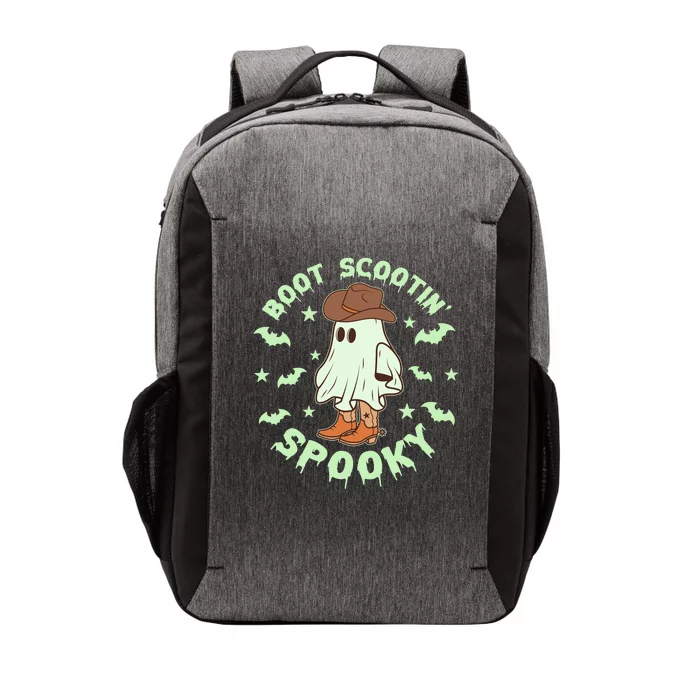 Funny Halloween Boot Scootin Spooky Cowboy Ghost Vector Backpack