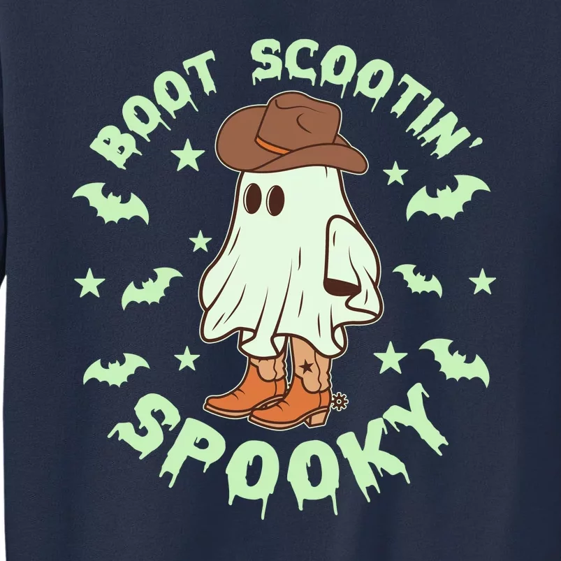 Funny Halloween Boot Scootin Spooky Cowboy Ghost Sweatshirt