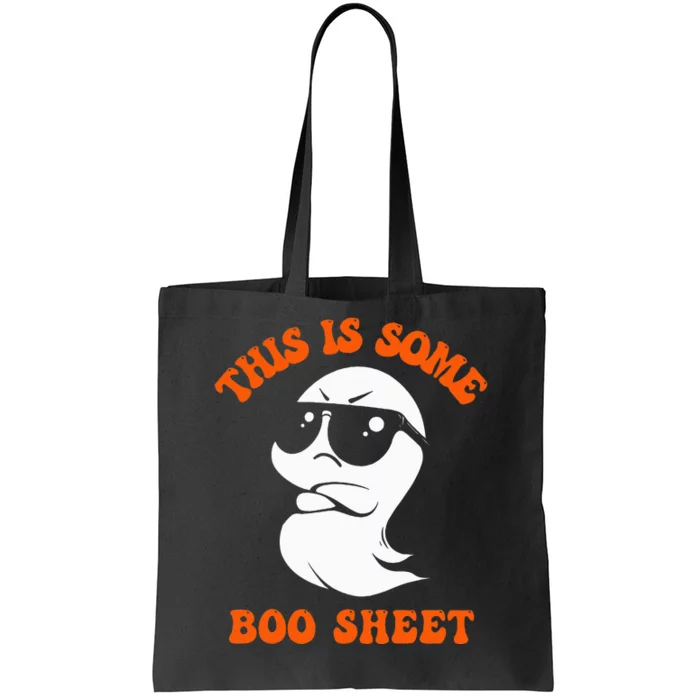 Funny Halloween Boo Ghost Costume This Is Some Boo Sheet Tote Bag