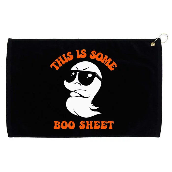 Funny Halloween Boo Ghost Costume This Is Some Boo Sheet Grommeted Golf Towel