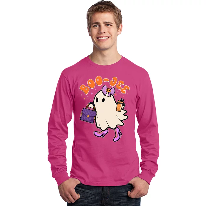 Funny Halloween BooJee Bougie Ghost Girl Long Sleeve Shirt