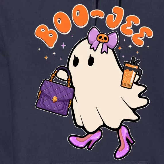 Funny Halloween BooJee Bougie Ghost Girl Premium Hoodie