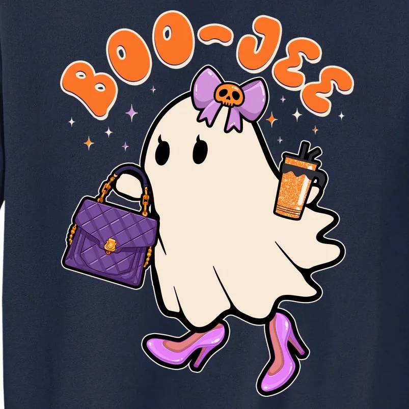 Funny Halloween BooJee Bougie Ghost Girl Tall Sweatshirt