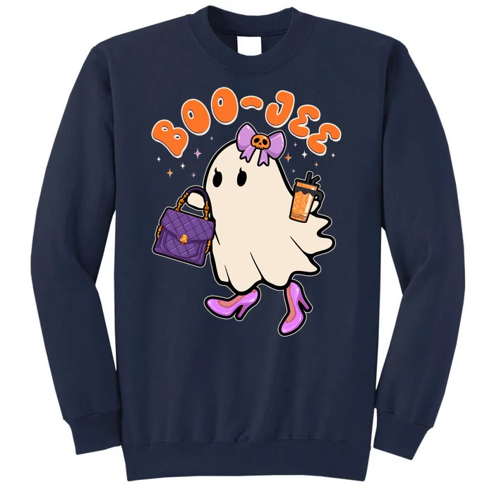 Funny Halloween BooJee Bougie Ghost Girl Tall Sweatshirt