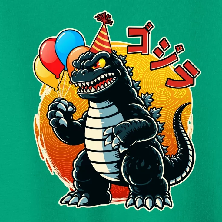 Funny Happy Birthday Japanese Kaiju Monster Toddler T-Shirt