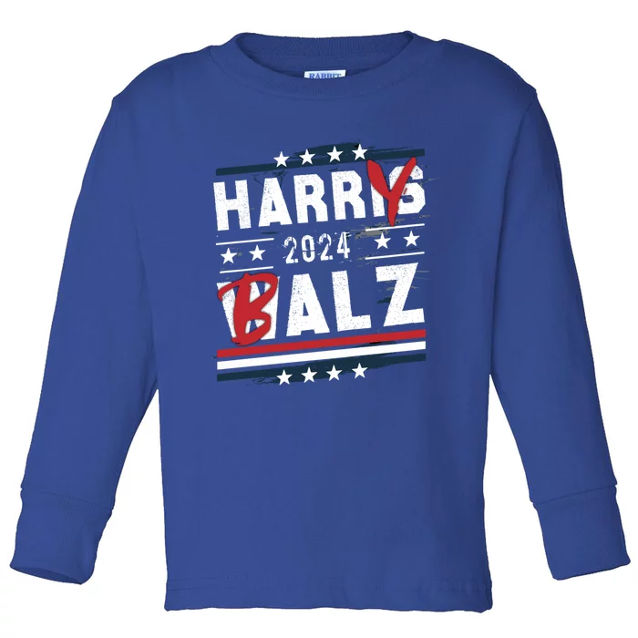 Funny Harry Balz Gift Toddler Long Sleeve Shirt