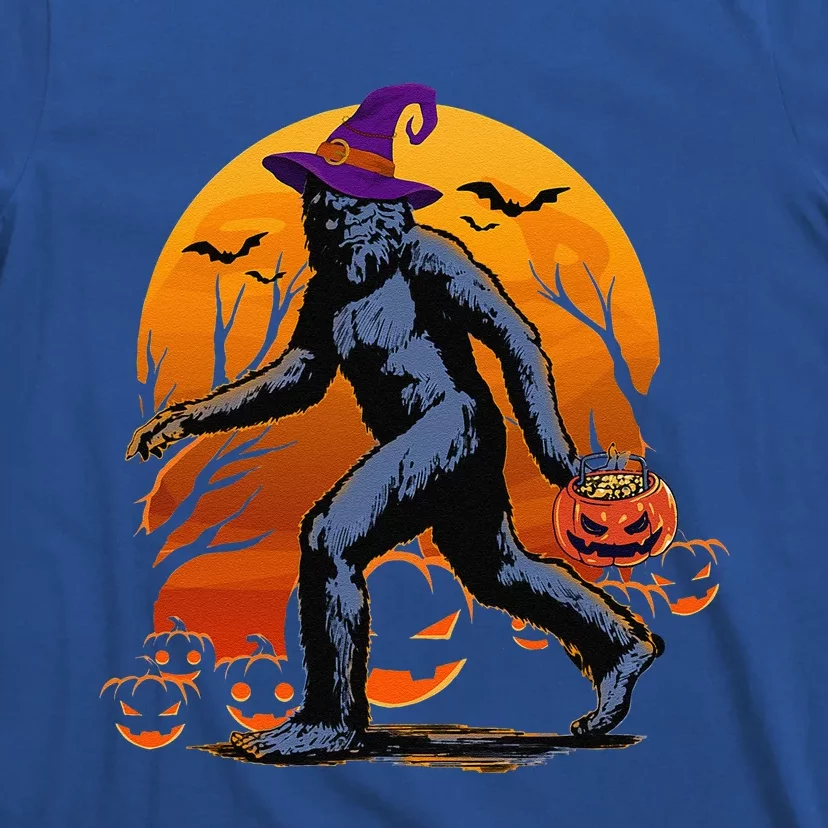 Funny Halloween Bigfoot Sasquatch Halloween Costume Style T-Shirt