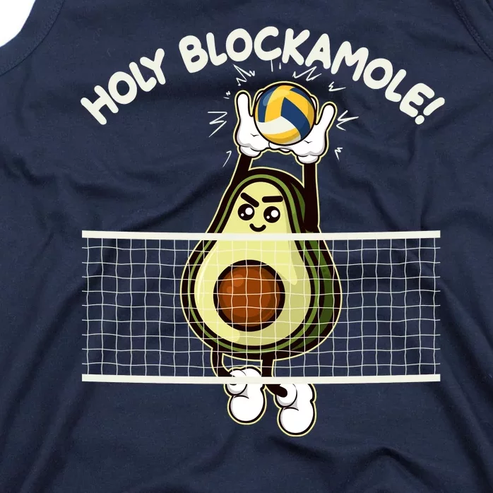 Funny Holy Blockamole Avocado Volleyball Tank Top