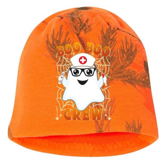 Funny Halloween Boo Boo Crew Ghost Nurse Kati - Camo Knit Beanie