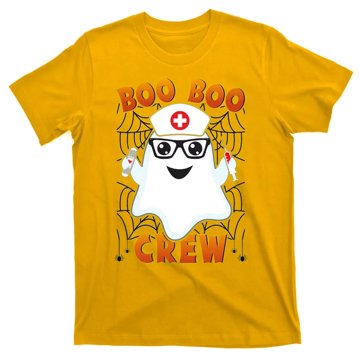 Funny Halloween Boo Boo Crew Ghost Nurse T-Shirt