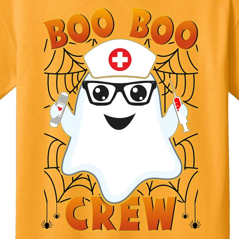 Funny Halloween Boo Boo Crew Ghost Nurse Kids T-Shirt