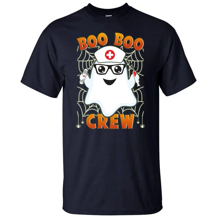 Funny Halloween Boo Boo Crew Ghost Nurse Tall T-Shirt