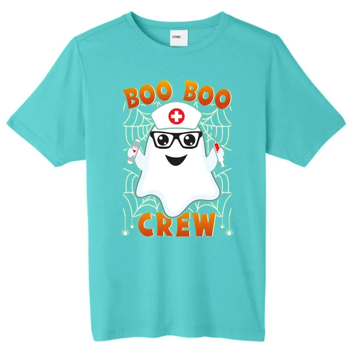 Funny Halloween Boo Boo Crew Ghost Nurse ChromaSoft Performance T-Shirt