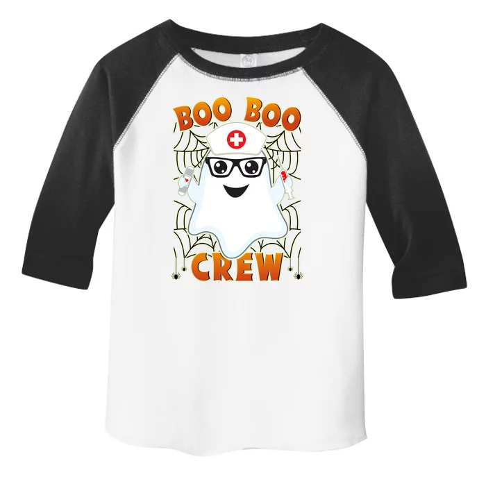 Funny Halloween Boo Boo Crew Ghost Nurse Toddler Fine Jersey T-Shirt