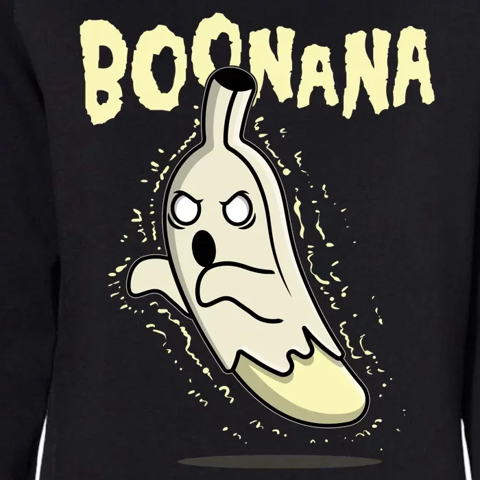 Funny Halloween Boonana Ghost Banana Womens California Wash Sweatshirt