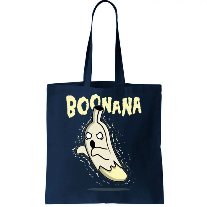 Funny Halloween Boonana Ghost Banana Tote Bag