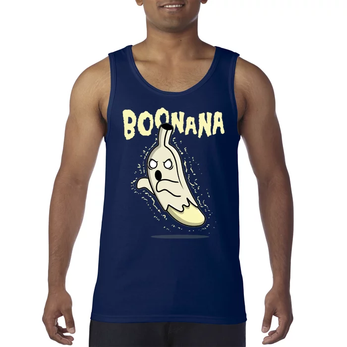 Funny Halloween Boonana Ghost Banana Tank Top