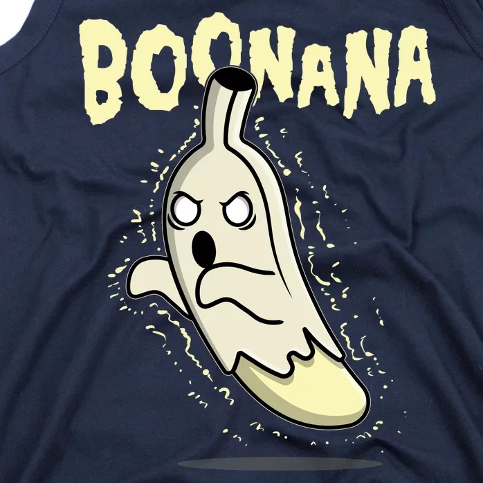 Funny Halloween Boonana Ghost Banana Tank Top