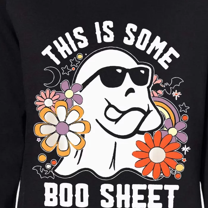 Funny Halloween Boo Ghost Costume This is Some Boo Sheet Womens California Wash Sweatshirt