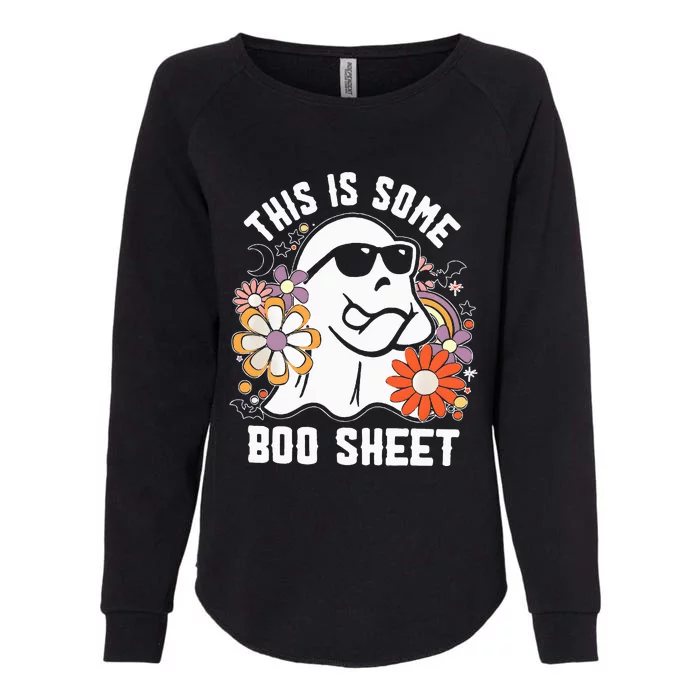 Funny Halloween Boo Ghost Costume This is Some Boo Sheet Womens California Wash Sweatshirt