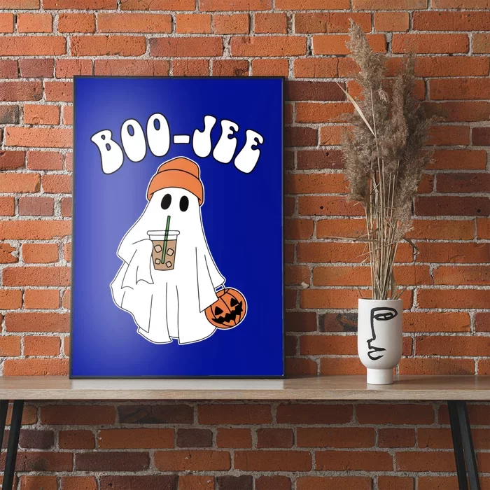 Funny Halloween Boo Jee Ghost Ing Coffee Meaningful Gift Poster