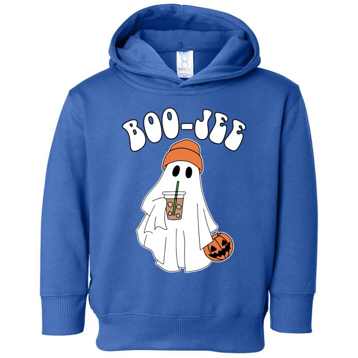 Funny Halloween Boo Jee Ghost Ing Coffee Meaningful Gift Toddler Hoodie