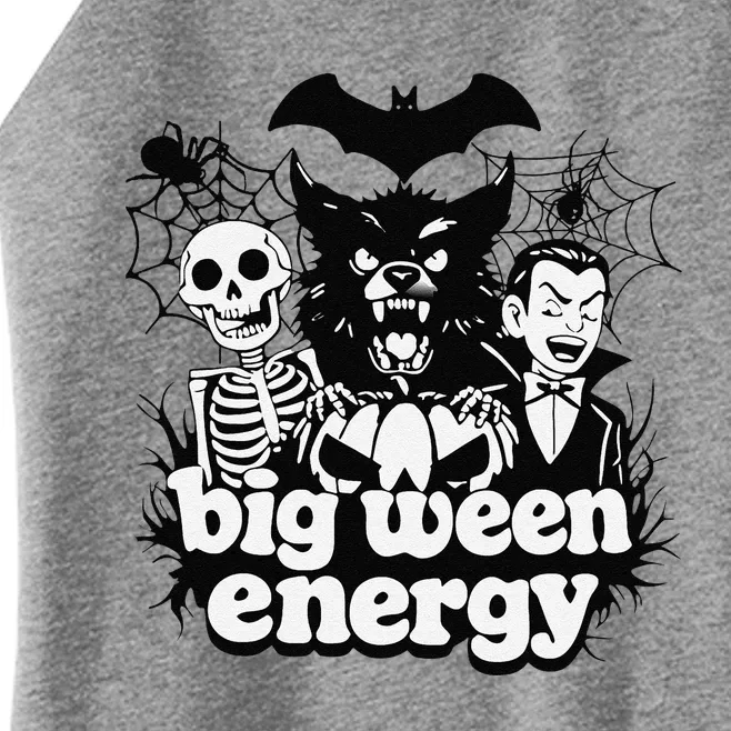 Funny Halloween Big Ween Energy Women’s Perfect Tri Rocker Tank