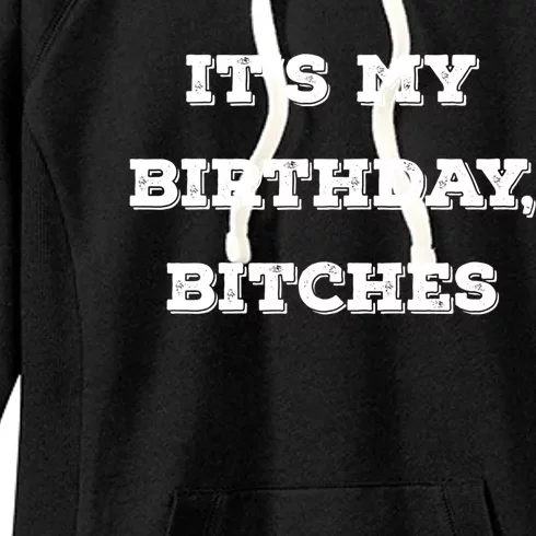 Funny Happy Birthday Ideas Design Party Joke Gift Great Gift Women's Fleece Hoodie