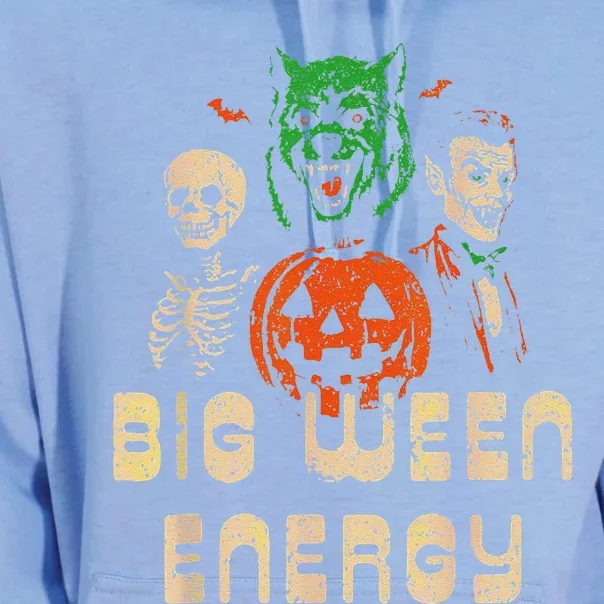 Funny Halloween Big Ween Energy Unisex Surf Hoodie