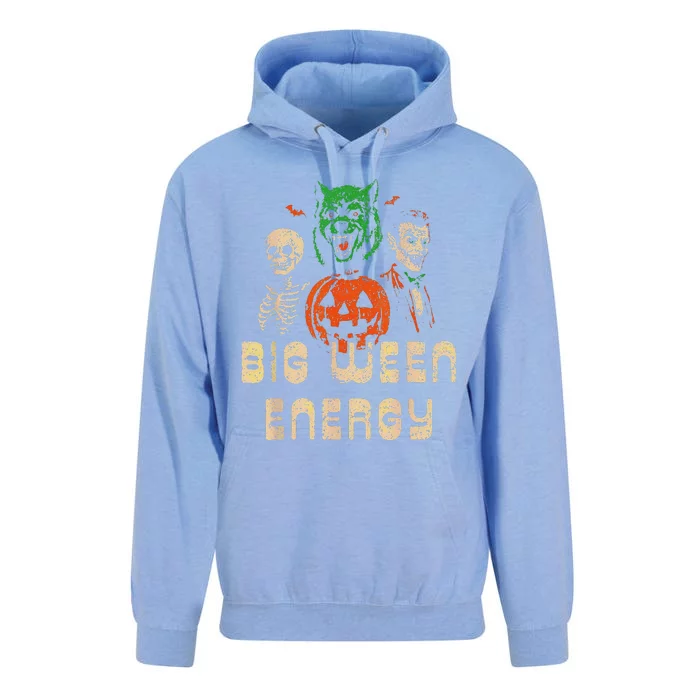 Funny Halloween Big Ween Energy Unisex Surf Hoodie